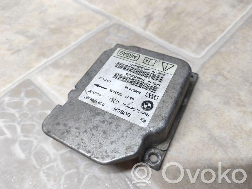 Airbag control unit/module   65776933238,0285001681