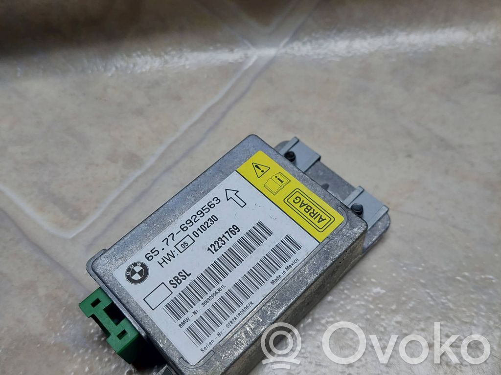 BMW 7 E65 E66 Sensor impacto/accidente para activar Airbag 