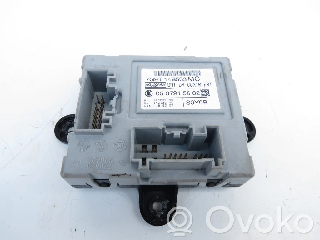 Unité de commande module de porte   7G9T14B533MC
