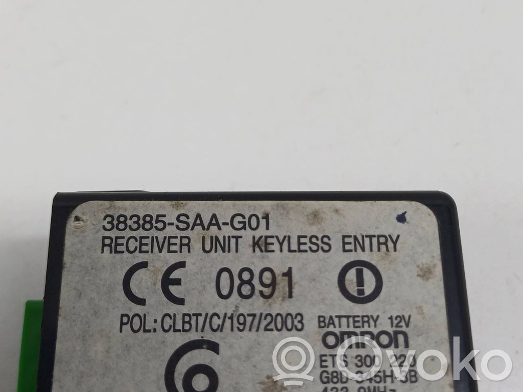 Immobilizer control unit/module   38385SAAG01,ETS300220,G8D345H3B,016503