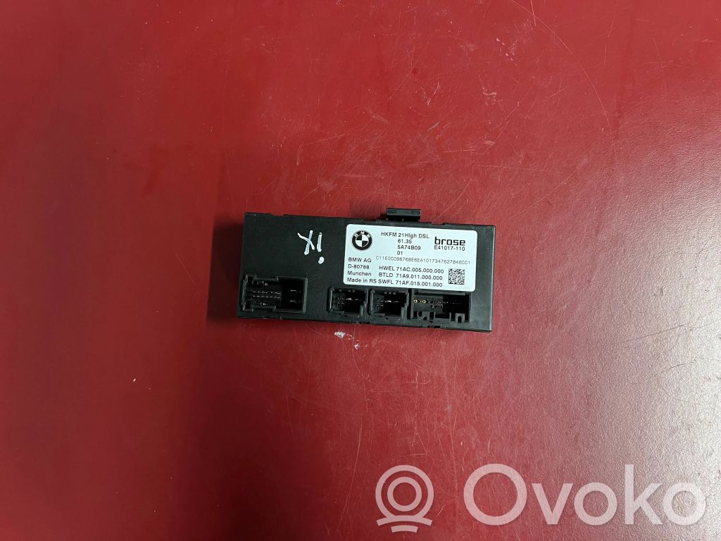 BMW iX Tailgate/trunk control unit/module 