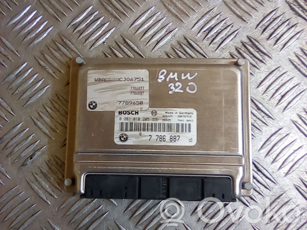 Engine control unit/module   0281010205,7786887,7789658