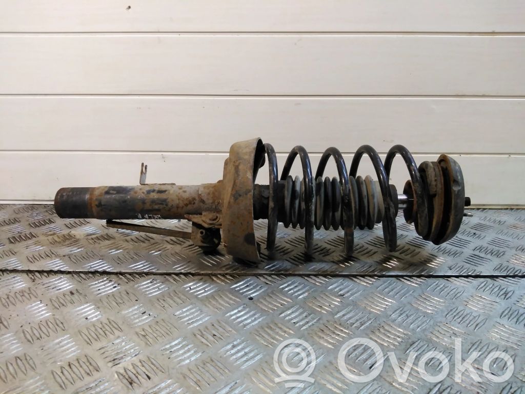Front shock absorber with coil spring