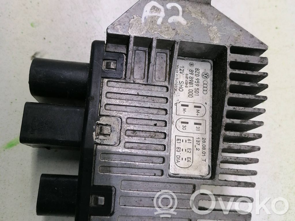 Audi A2 Coolant fan relay 