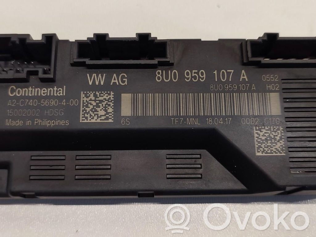 Audi Q3 8U Tailgate/trunk control unit/module 