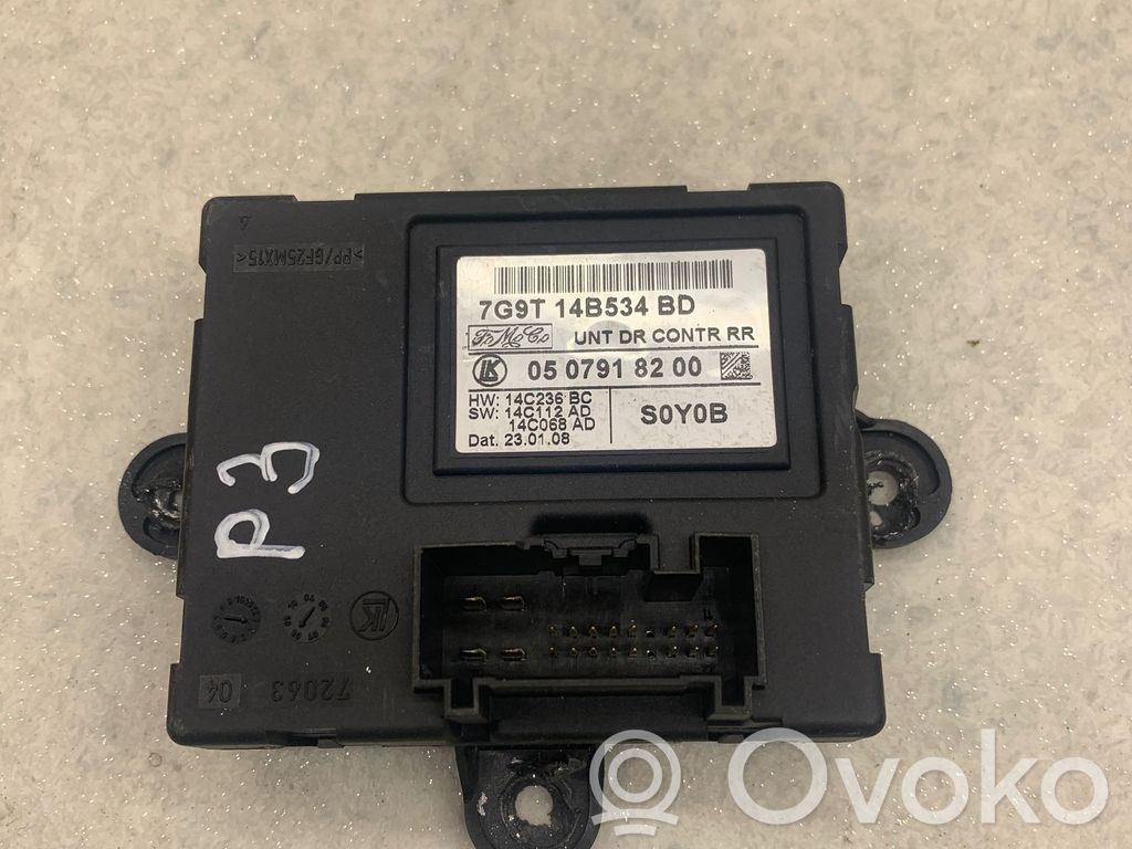 Door control unit/module   7G9T14B534BD,14C236BC,0507918200