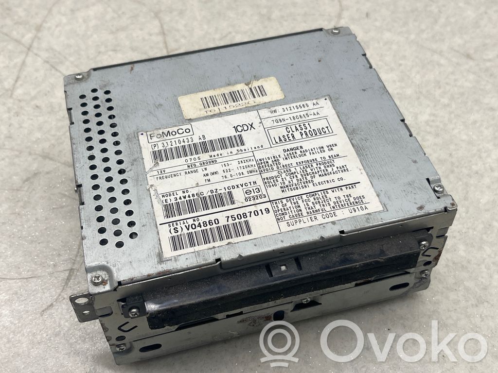 Panel / Radioodtwarzacz CD/DVD/GPS   31215565AA,75087019,31210433,7G9N18C815AA