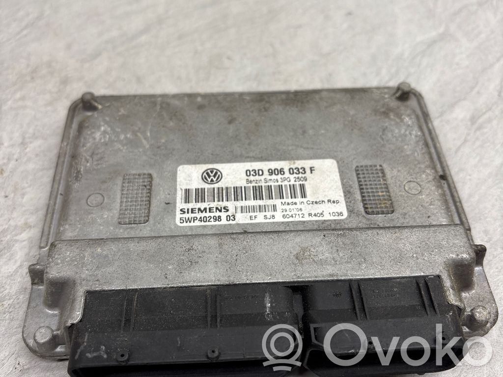 Skoda Fabia Mk1 (6Y) Sterownik / Moduł ECU 