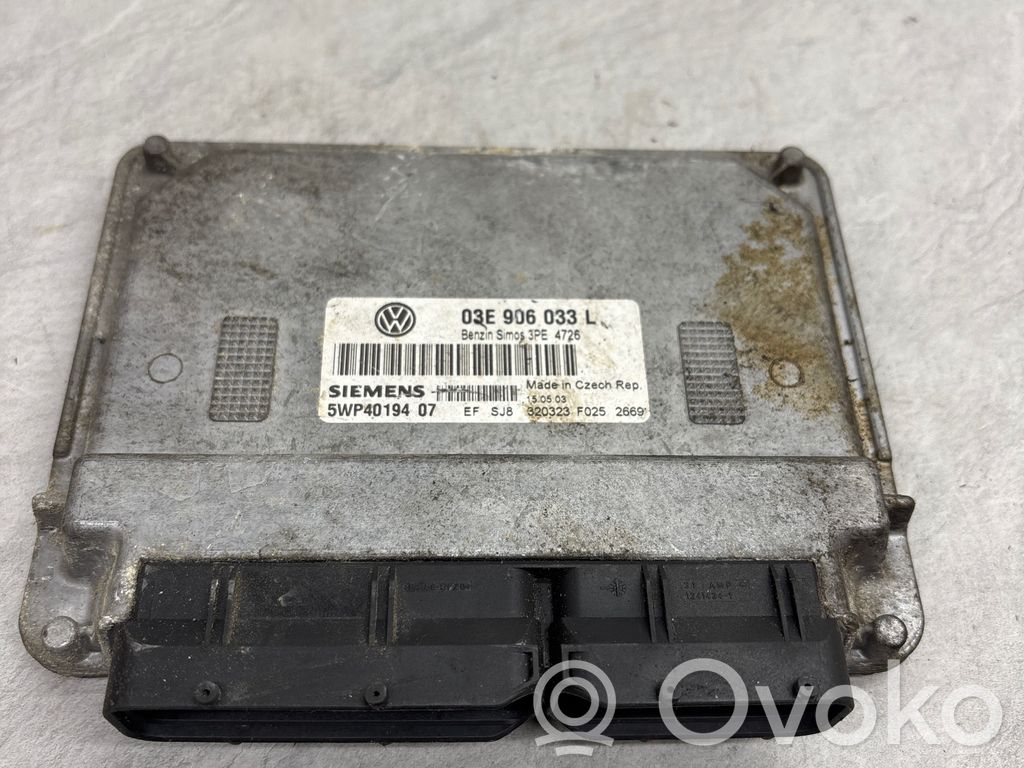 Volkswagen Polo IV 9N3 Centralina/modulo del motore 