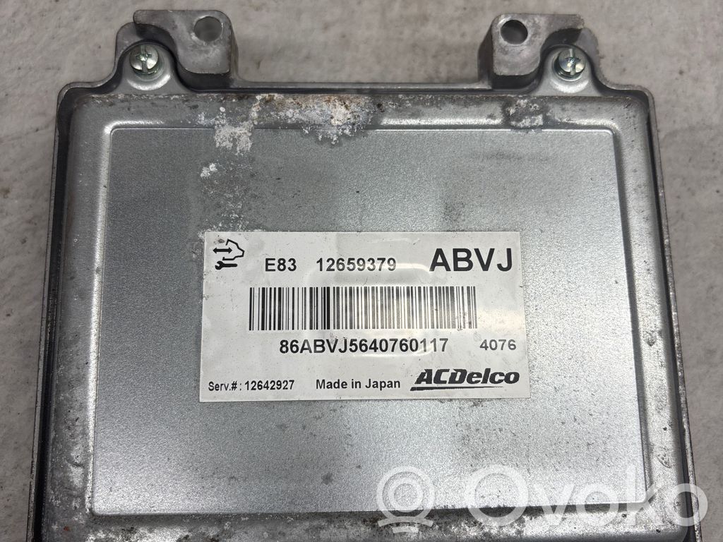 Opel Astra J Engine control unit/module 