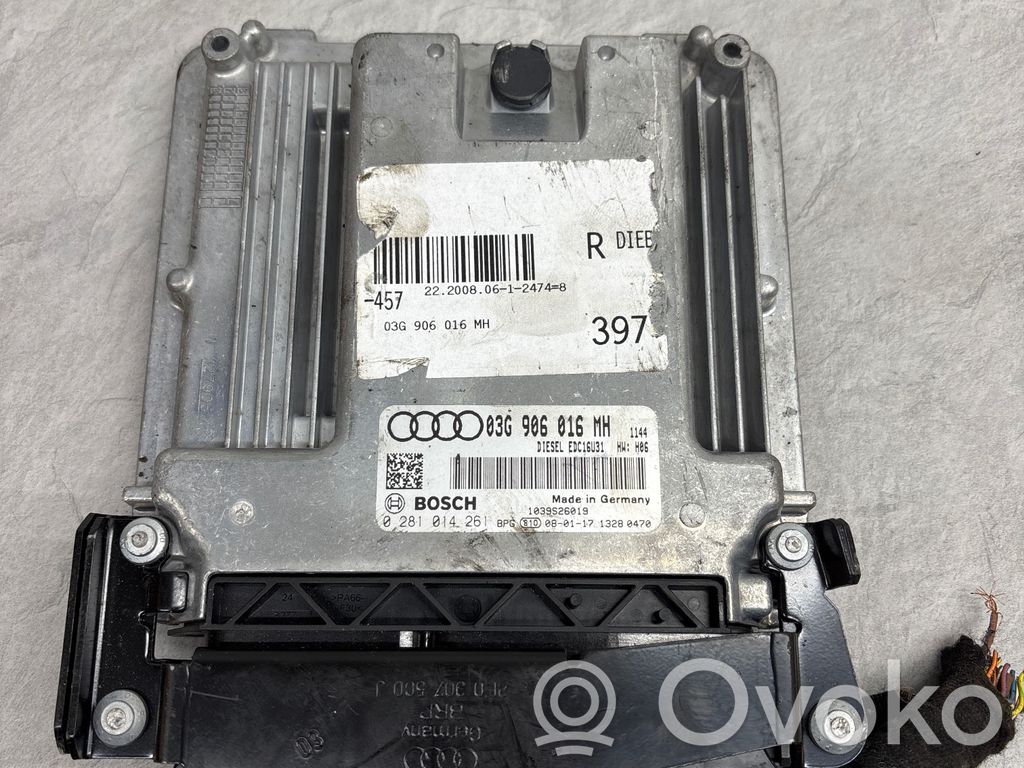 Engine control unit/module   1039S26019,03G906018NN,03G906016MH,0281014261,03G906016MA