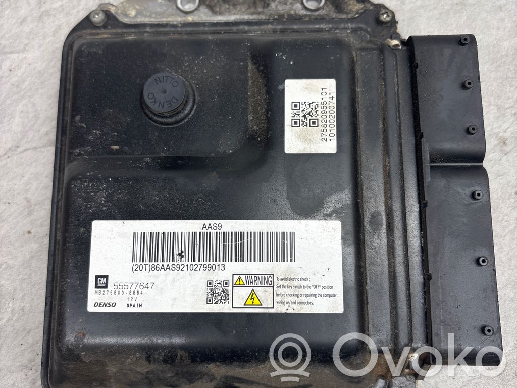 Opel Astra J Engine control unit/module 