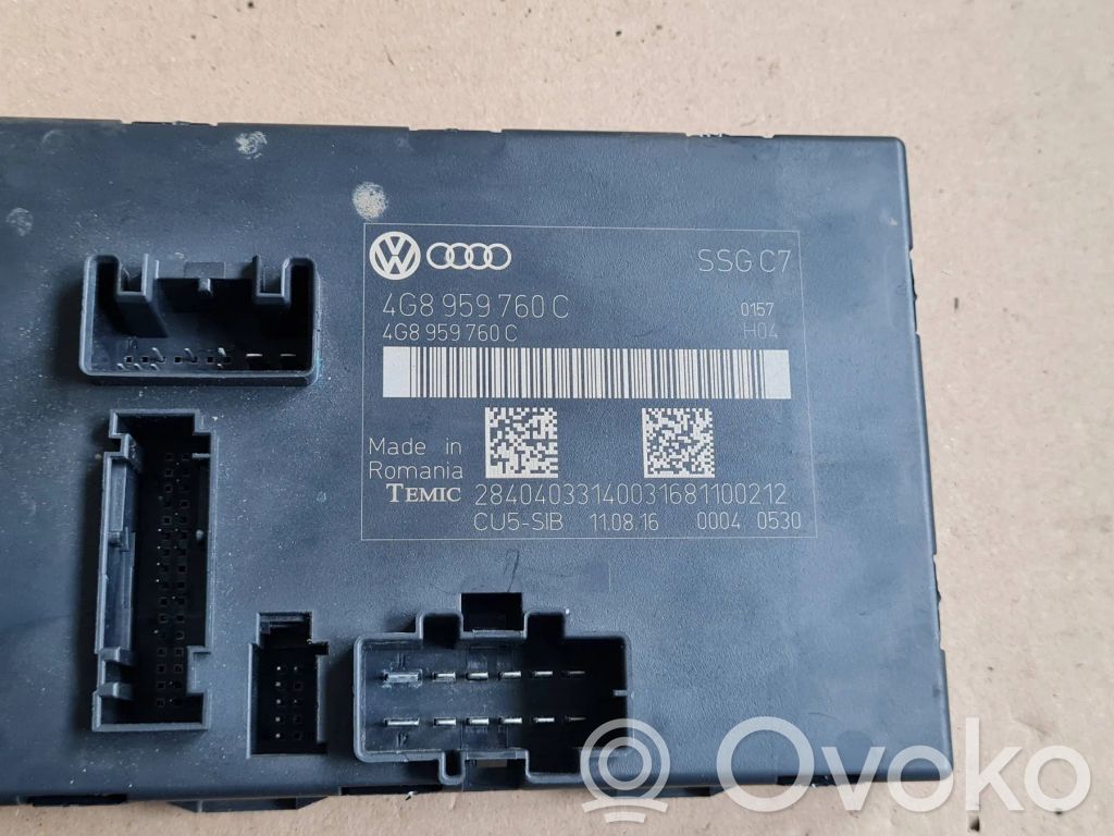 Audi A6 C7 Siège conducteur avant 