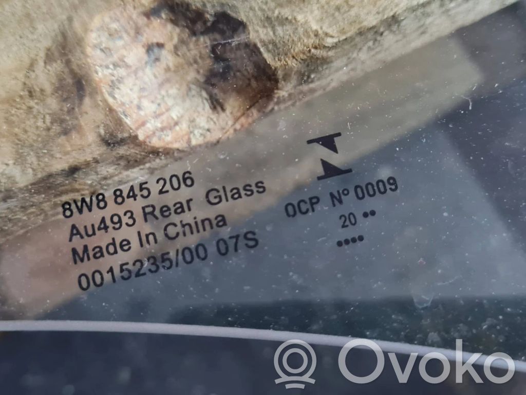 Audi S5 F5 Pagrindinis galinių durų stiklas 