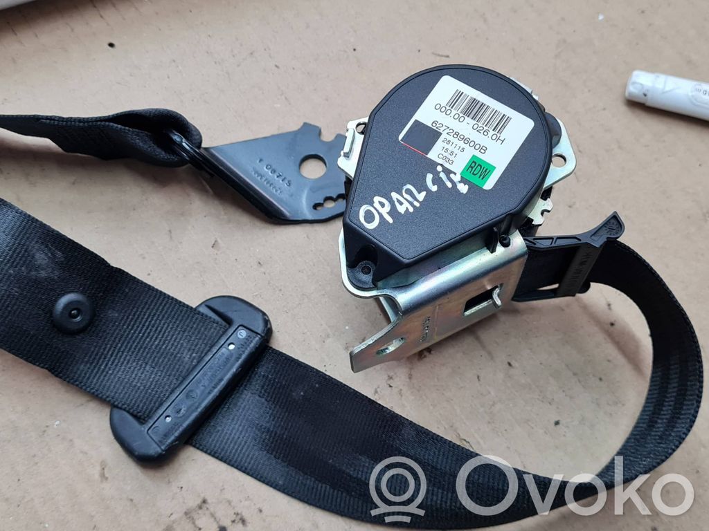 Audi A4 S4 B9 Cinturón trasero 