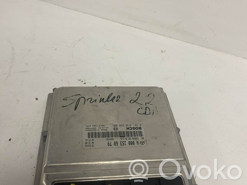 Engine control unit/module   A0001536079,A0265456432,0281010920,28RTF000