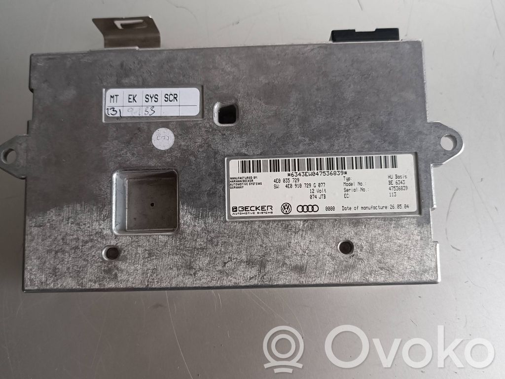 MMI control unit   4E0035729,4E0910729G