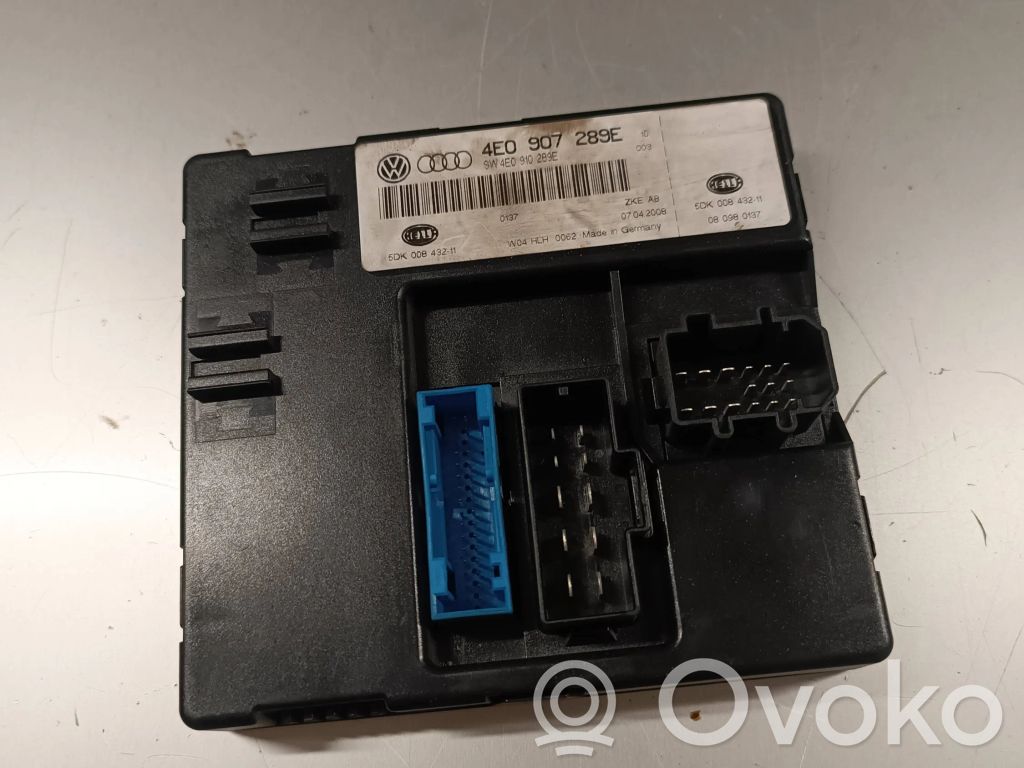 Mukavuusmoduuli   4E0907289E,5DK00843211