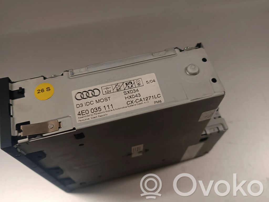 Audi A8 S8 D3 4E CD/DVD mainītājs 