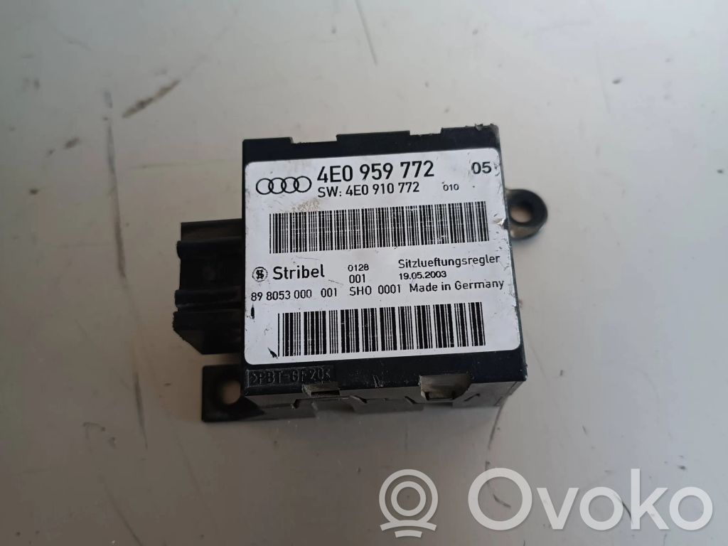 Seat control switch   4E0959772,4E0910772,89805300000