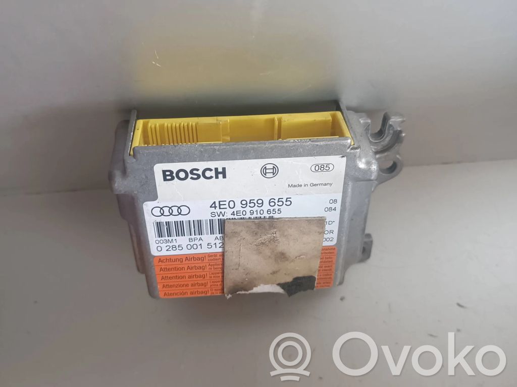 Audi A8 S8 D3 4E Airbag control unit/module 