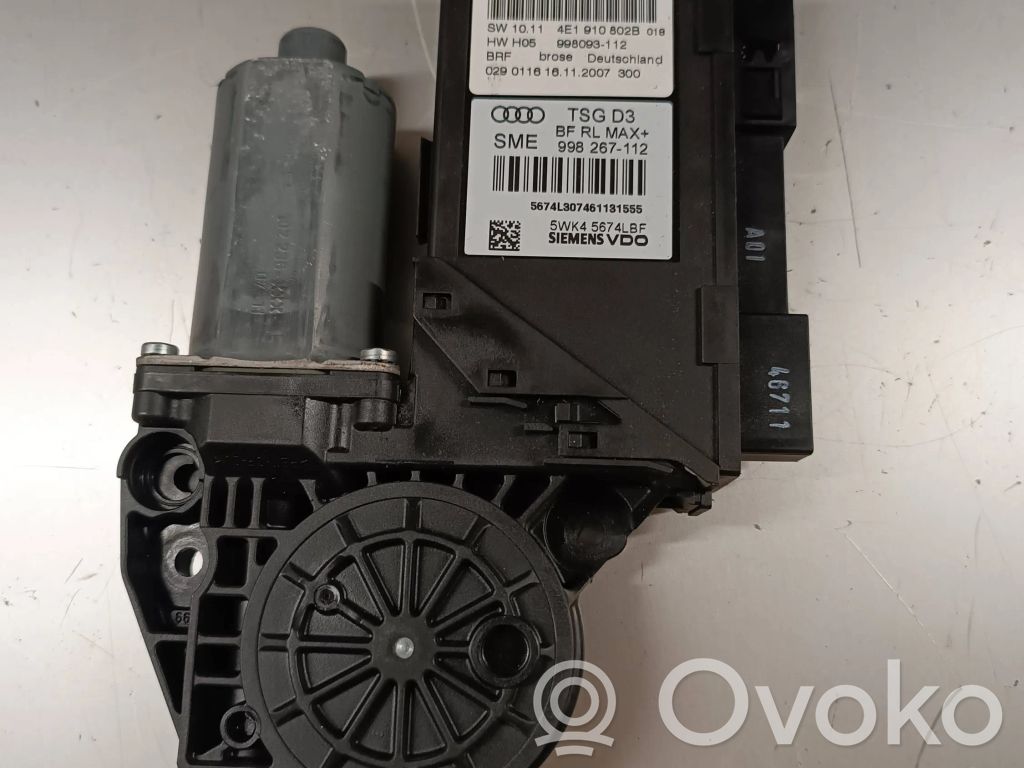 Audi A8 S8 D3 4E Front door window regulator motor 