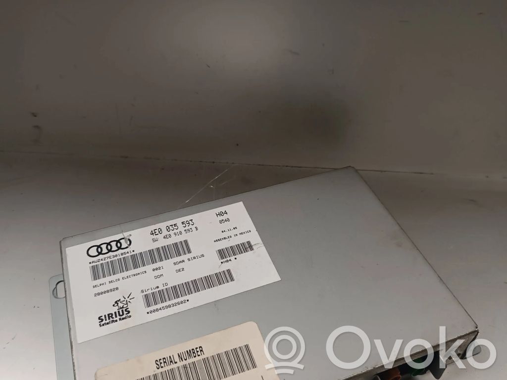 Audi A8 S8 D3 4E Unidad central de control multimedia 