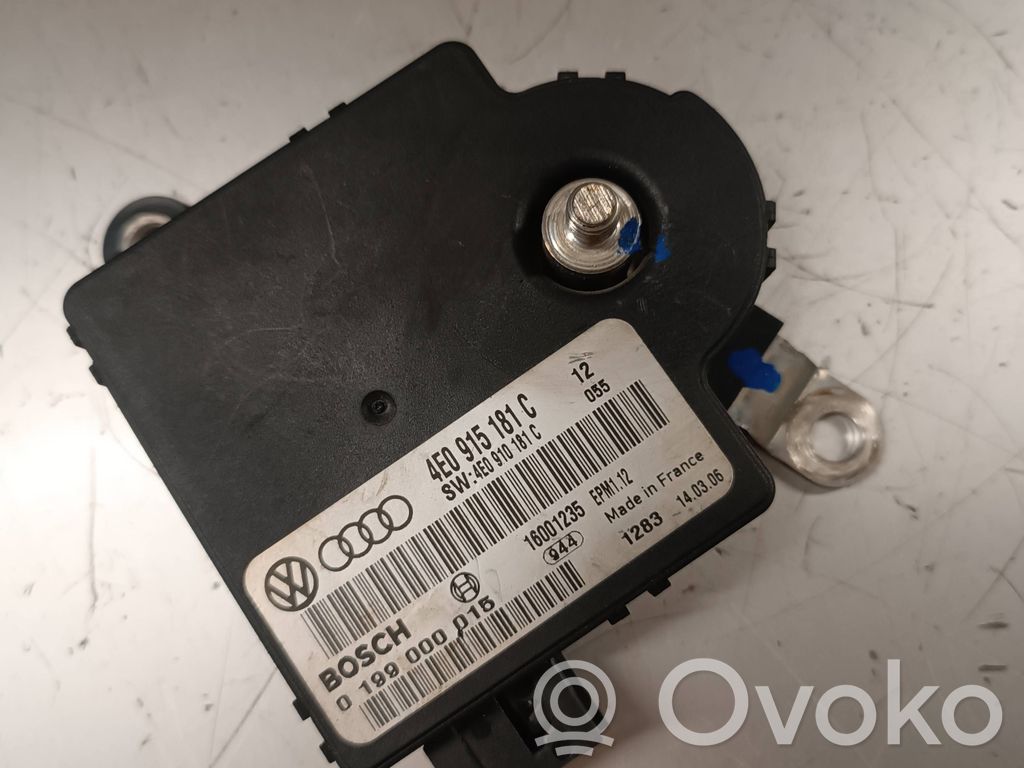 Audi A8 S8 D3 4E Module de contrôle de batterie 