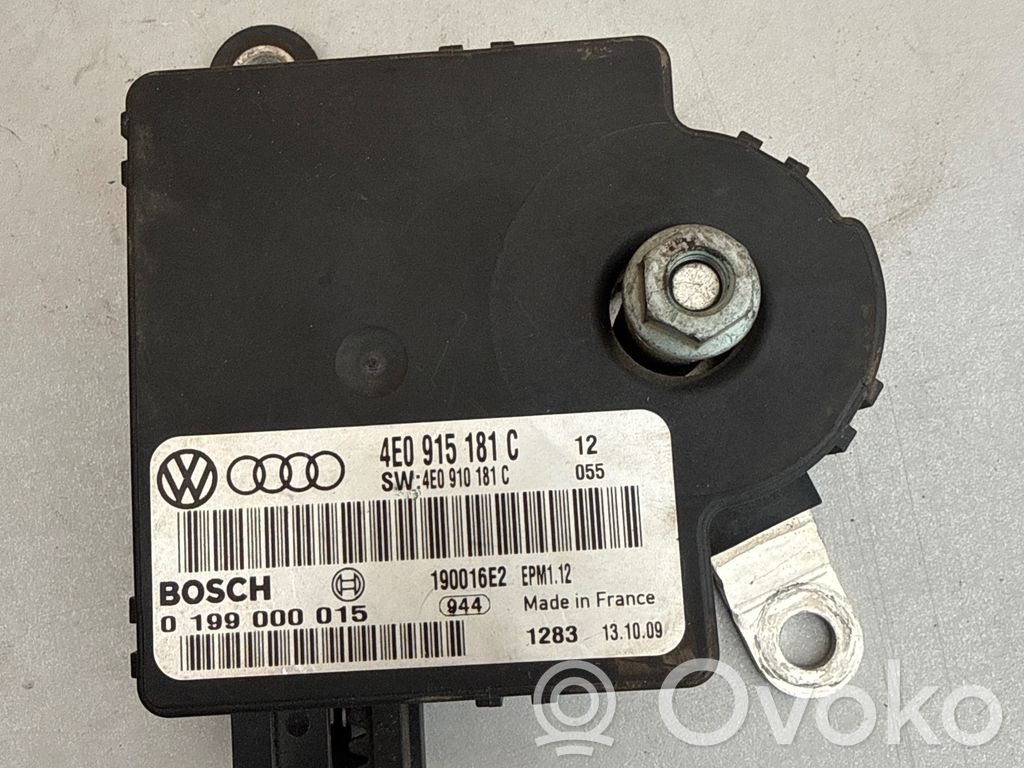 Audi A8 S8 D3 4E Modul control baterie 