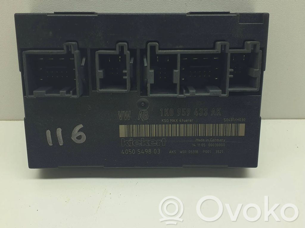 Volkswagen Touran I Comfort/convenience module 