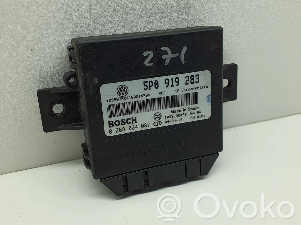 Parking PDC control unit/module   5P0919283,0263004087