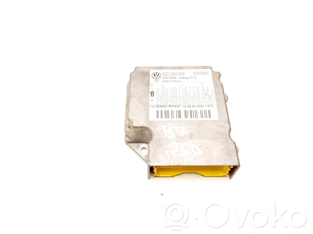 Volkswagen PASSAT B7 USA Airbag control unit/module 