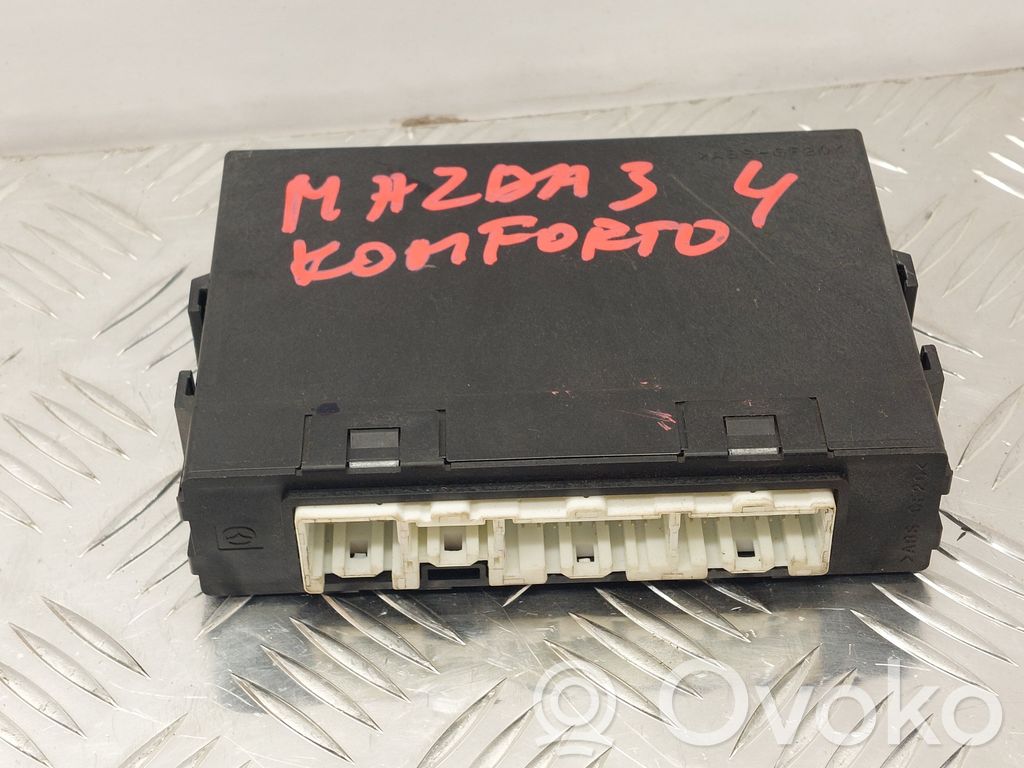 Mazda 3 II Keyless (KESSY) go control unit/module 