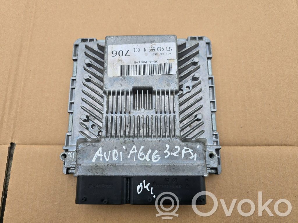 Engine control unit/module   4F1907559,4F1910559N,5WP4501806