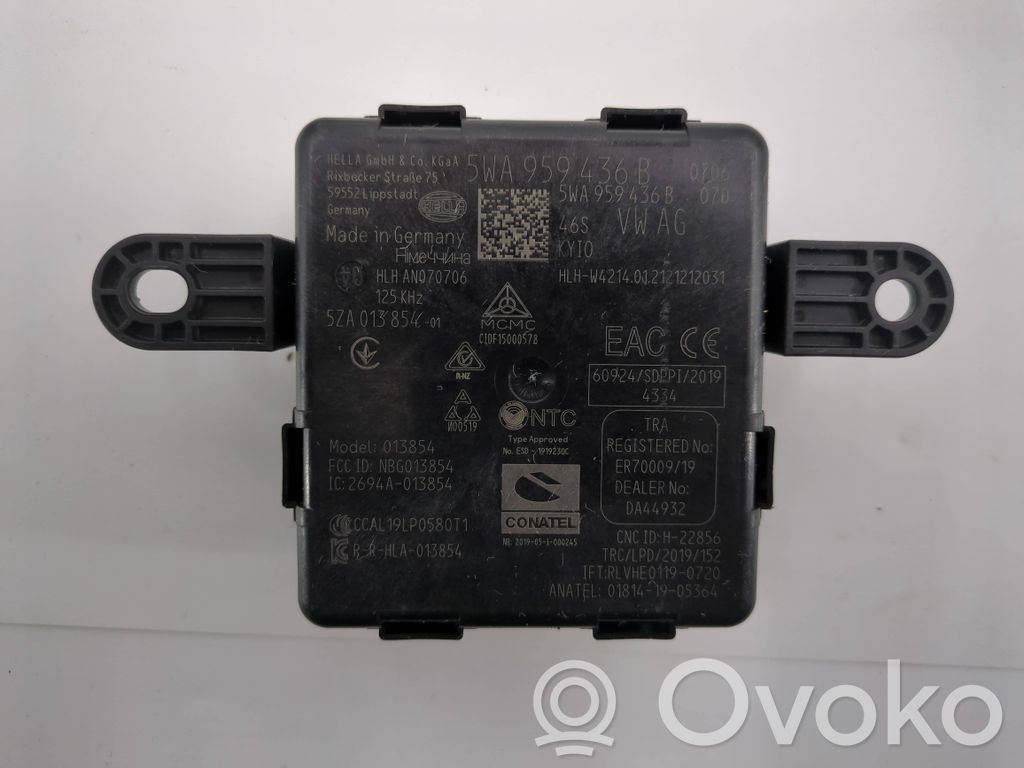 Audi A3 8Y Moduł / Sterownik systemu uruchamiania bezkluczykowego 