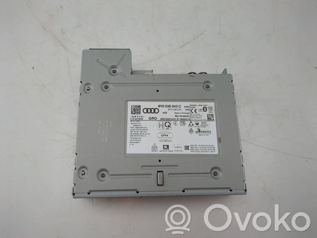 Audi A3 8Y Unité principale radio / CD / DVD / GPS 