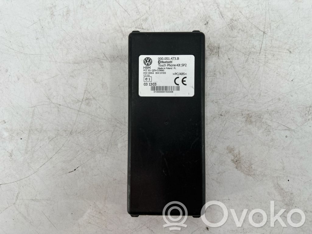 Volkswagen PASSAT B6 Bluetooth control unit module 