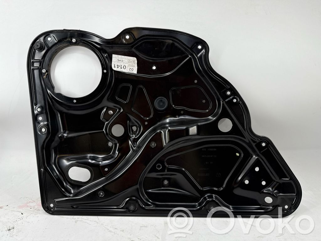 Volkswagen PASSAT B6 Rear window lifting mechanism without motor 