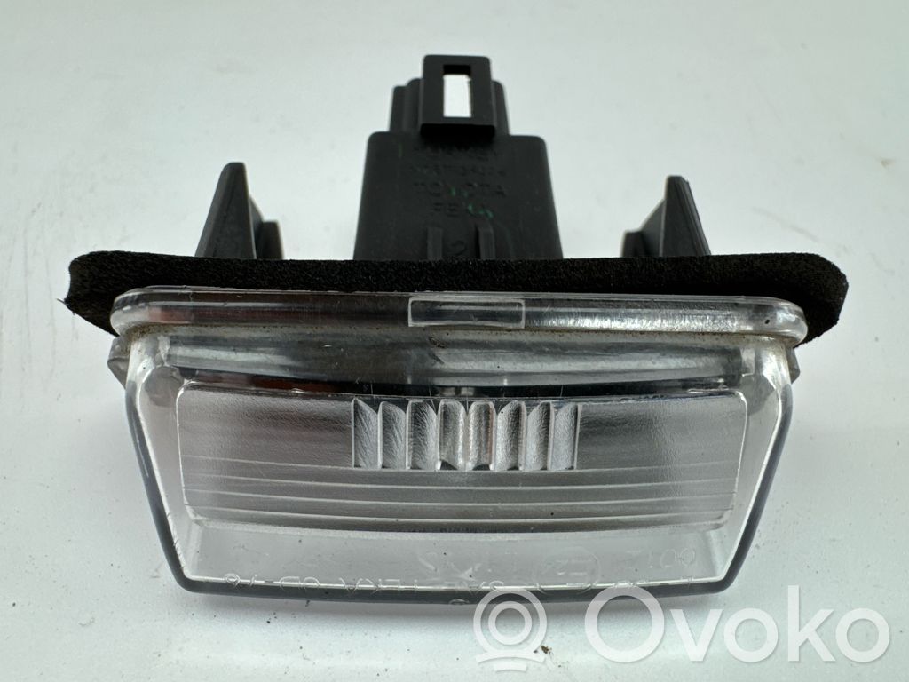 Toyota Yaris Cross Number plate light 