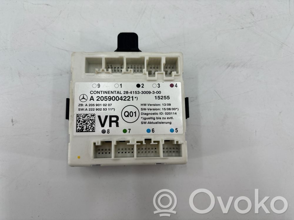 Mercedes-Benz C W205 Door control unit/module 