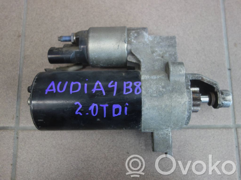 Audi A4 S4 B8 8K Motor de arranque 