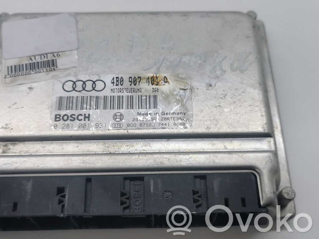 Engine control unit/module   4B0907401P,0281001931