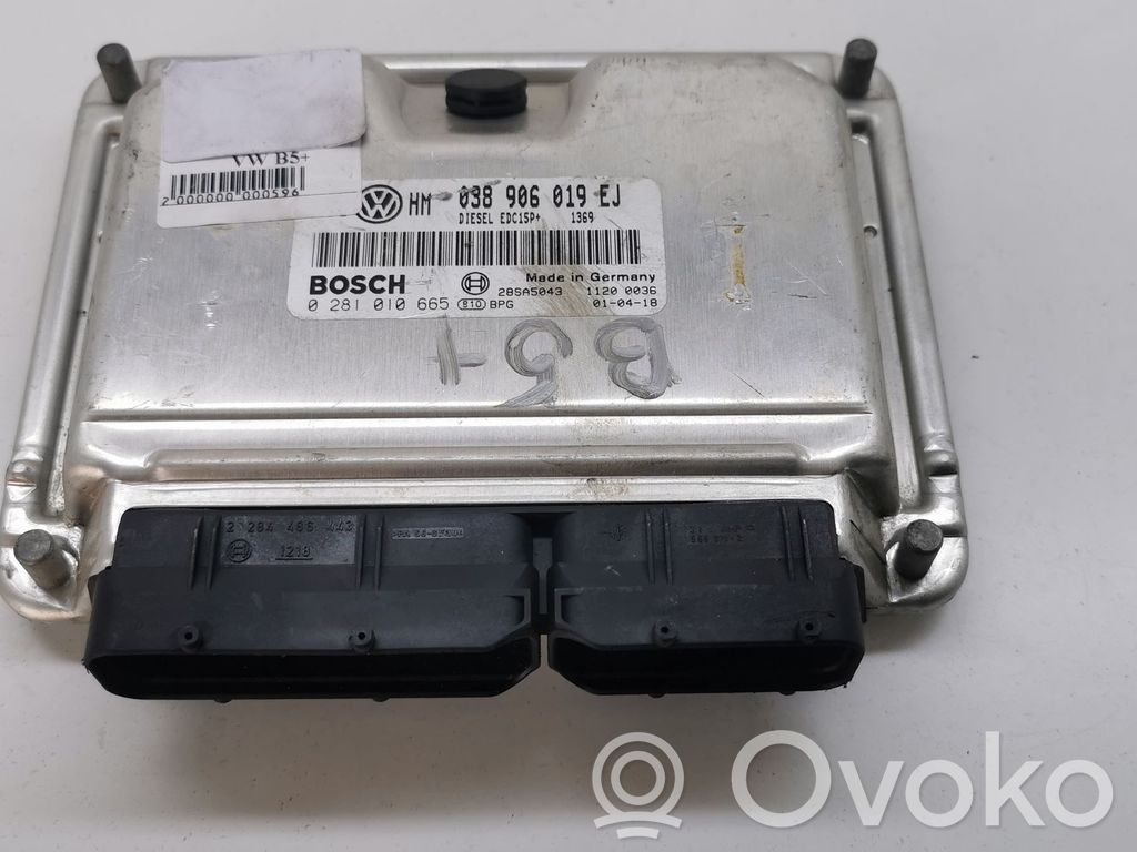 Volkswagen PASSAT B5.5 Engine control unit/module 