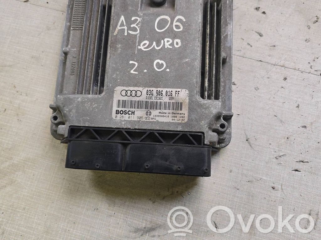 Audi A3 S3 8P Sterownik / Moduł ECU 