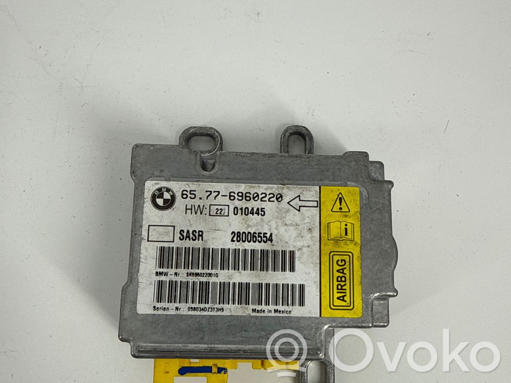 BMW 7 E65 E66 Gaisa spilvenu vadības bloks 