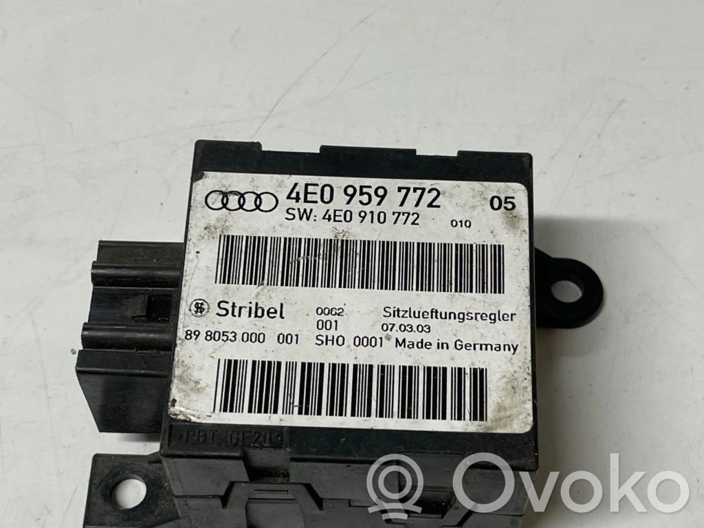 Audi A8 S8 D2 4D Seat control module 