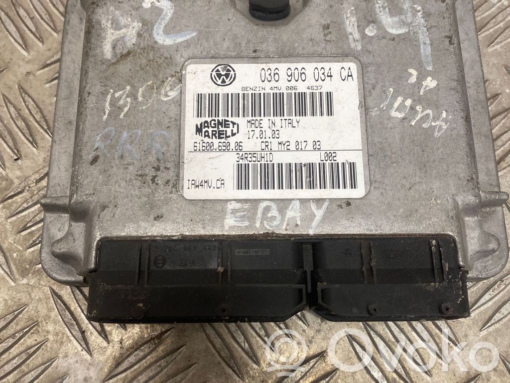 Unidad de control/módulo del motor   036906034CA,6160069006,34R35UH1D