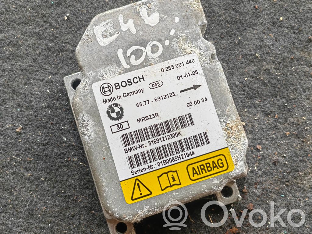 BMW 3 E46 Airbag control unit/module 