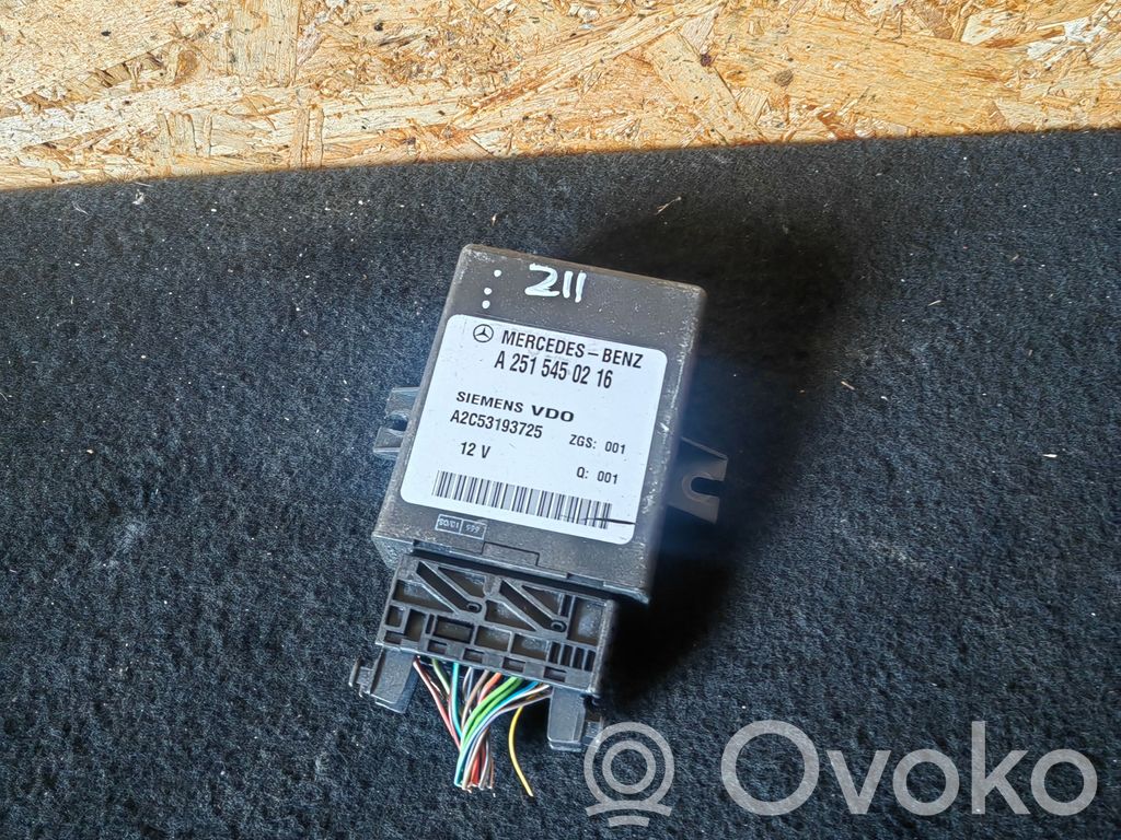 Mercedes-Benz E W211 Module de commande suspension 