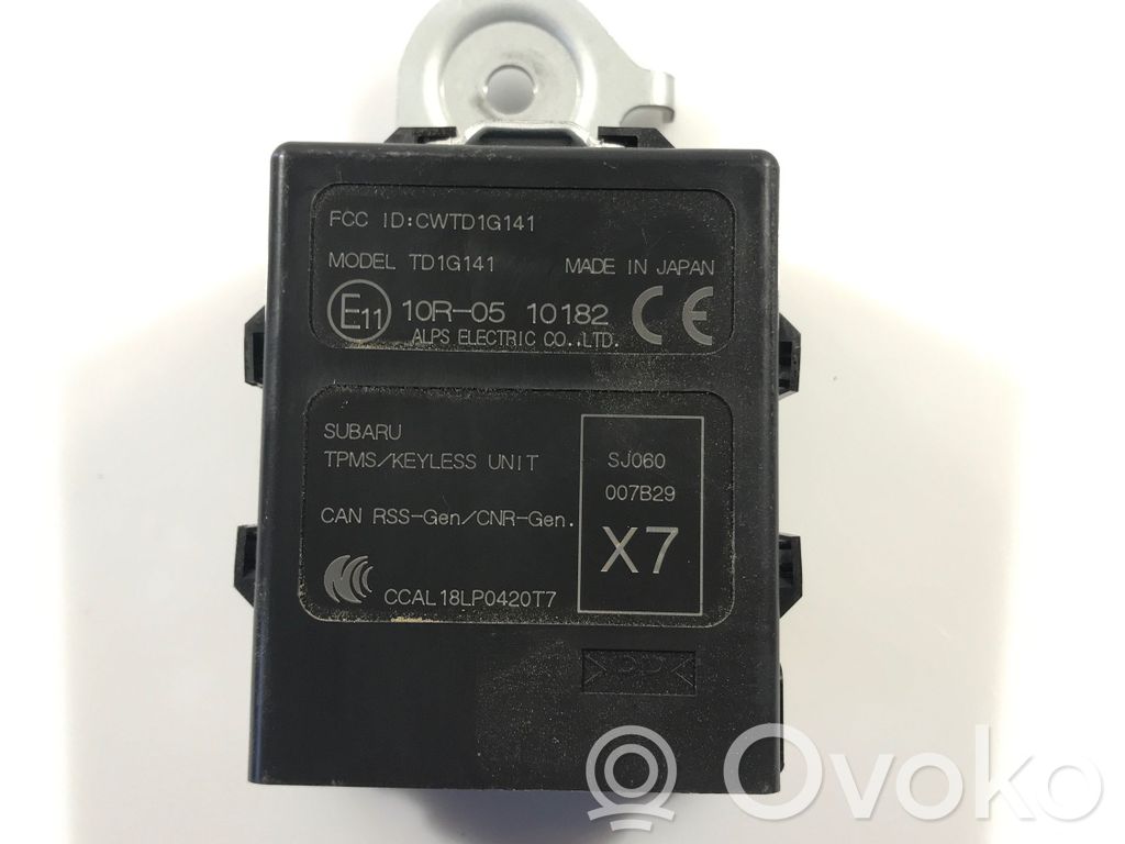 Subaru Forester SK Keyless (KESSY) go control unit/module 